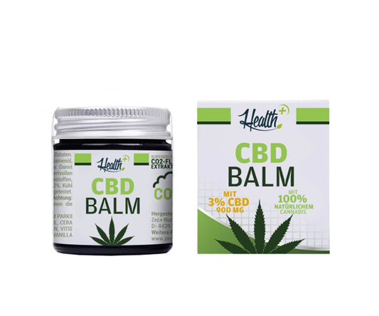 Hanf und Hemp - HEALTH+ CBD BALM mit 3% CBD - 30 ml - Hanfsalbe