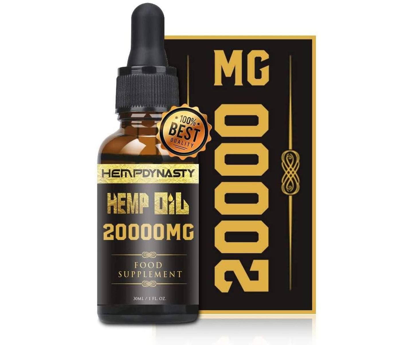 HEMPDYNASTY - HEMPDYNASTY Natürliches Hanföl à 50000MG - Riesige 60ml Packung!