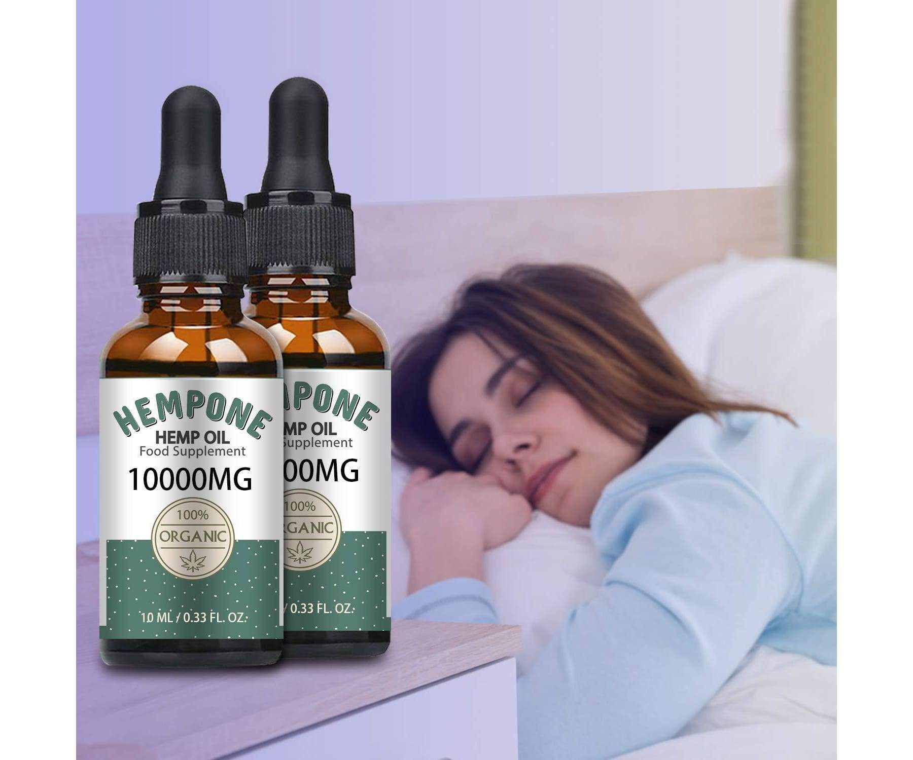 HEMPONE - HEMPONE Hanföl Höchstdosiert 2er Pack - 10.000mg