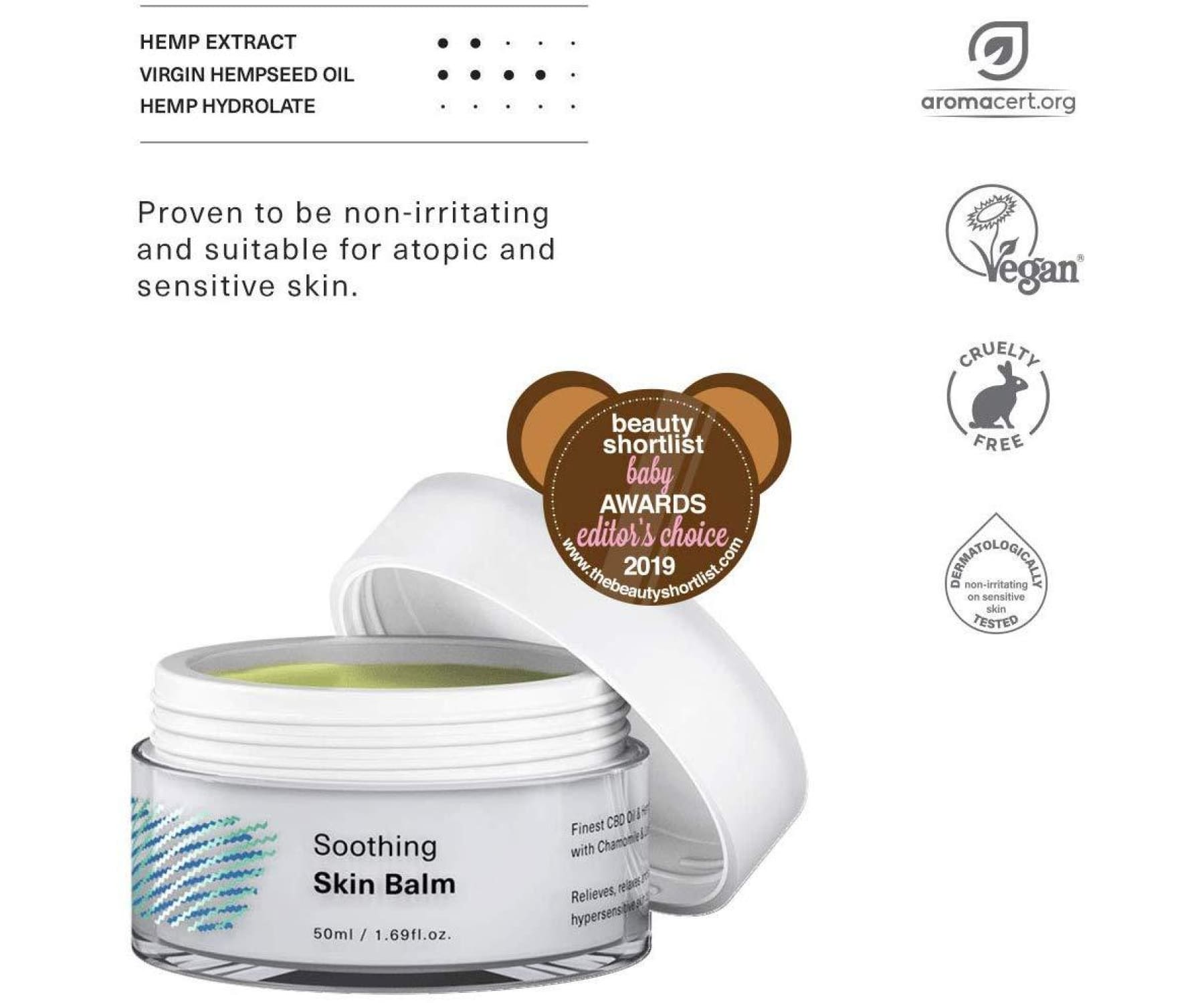 Hanf und Hemp - Hemptouch - Hanfbalsam für Irritierte Haut und Unreinheiten - 50 ml
