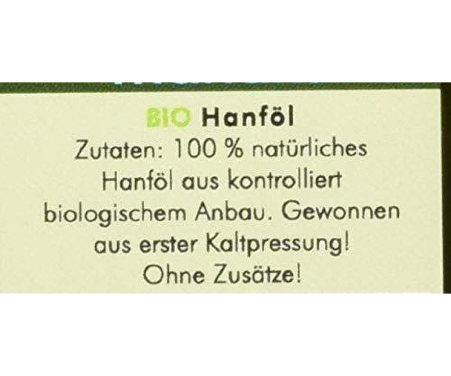 manako - manako BIO Hanföl - kaltgepresst 100% rein 250 ml - Küche Kochen - Speiseöl