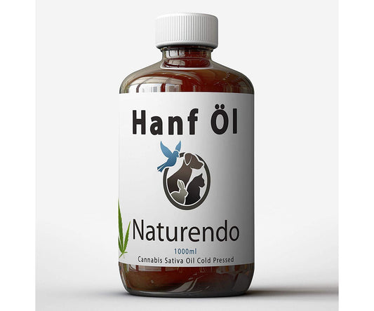 Naturendo - Naturendo Hanföl für Hunde Haustiere - Pets - Schmerzen Angst Stress - 1000ml