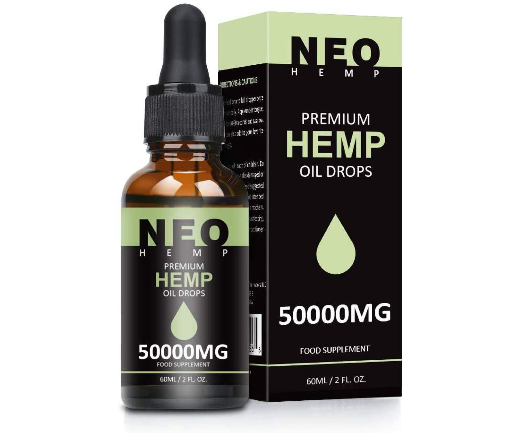 Hanf und Hemp - NeoHemp 60ml 50.000mg - Premium Hanf Öl Hanfextrakt - NEU