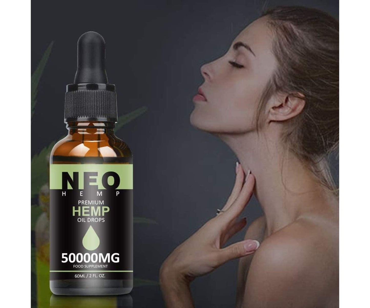 Hanf und Hemp - NeoHemp 60ml 50.000mg - Premium Hanf Öl Hanfextrakt - NEU