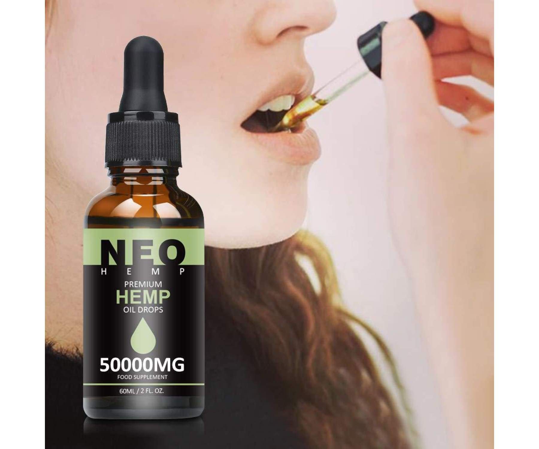 Hanf und Hemp - NeoHemp 60ml 50.000mg - Premium Hanf Öl Hanfextrakt - NEU