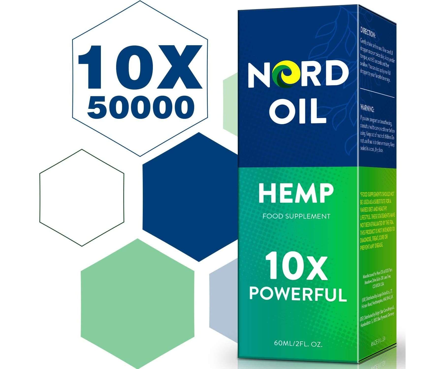 NORD OIL - Nord Oil Premium Hanföl à 50.000mg - 60ml