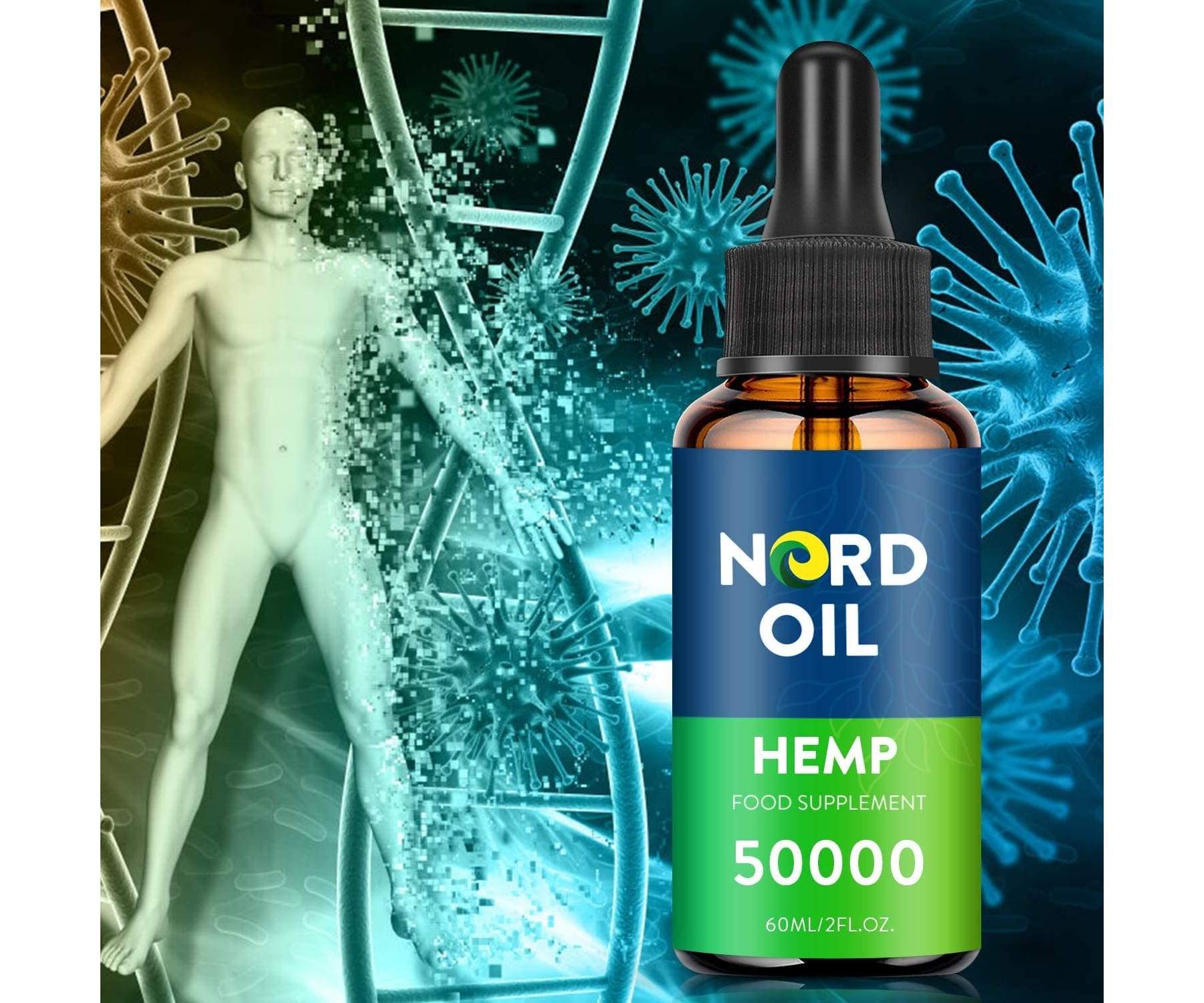 NORD OIL - Nord Oil Premium Hanföl à 50.000mg - 60ml