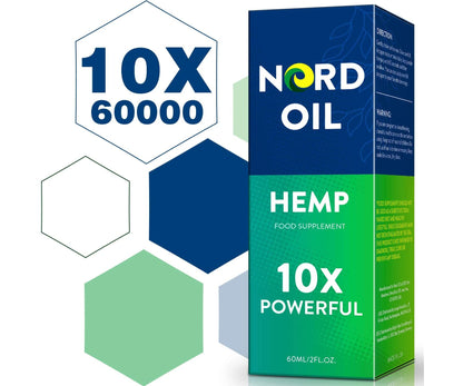 NORD OIL - Nord Oil Premium Hanföl à 60.000mg - 60ml