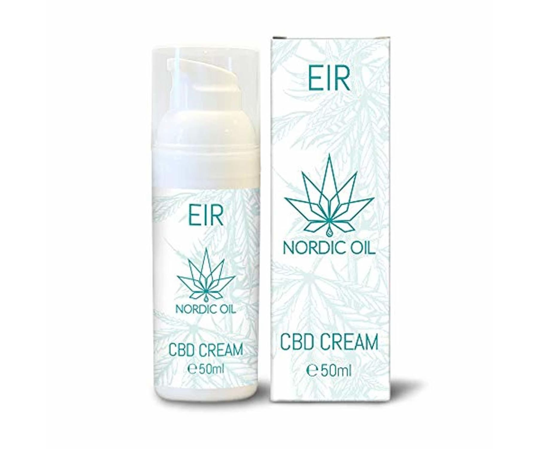 Hanf und Hemp - Nordic Oil - Eir - CBD Creme bei Psoriasis trockener und spröder Haut - (300mg CBD)