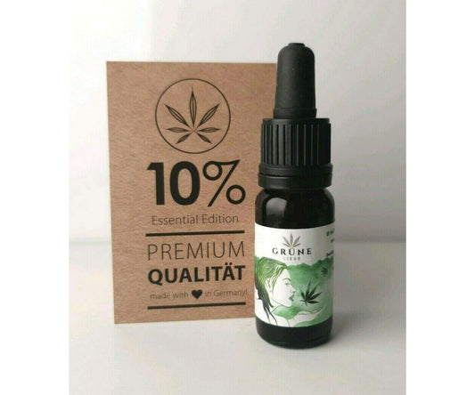 Hanf und Hemp - NEU Original Grüne Liebe 10% Premium Essential Öl Hanföl 10ml