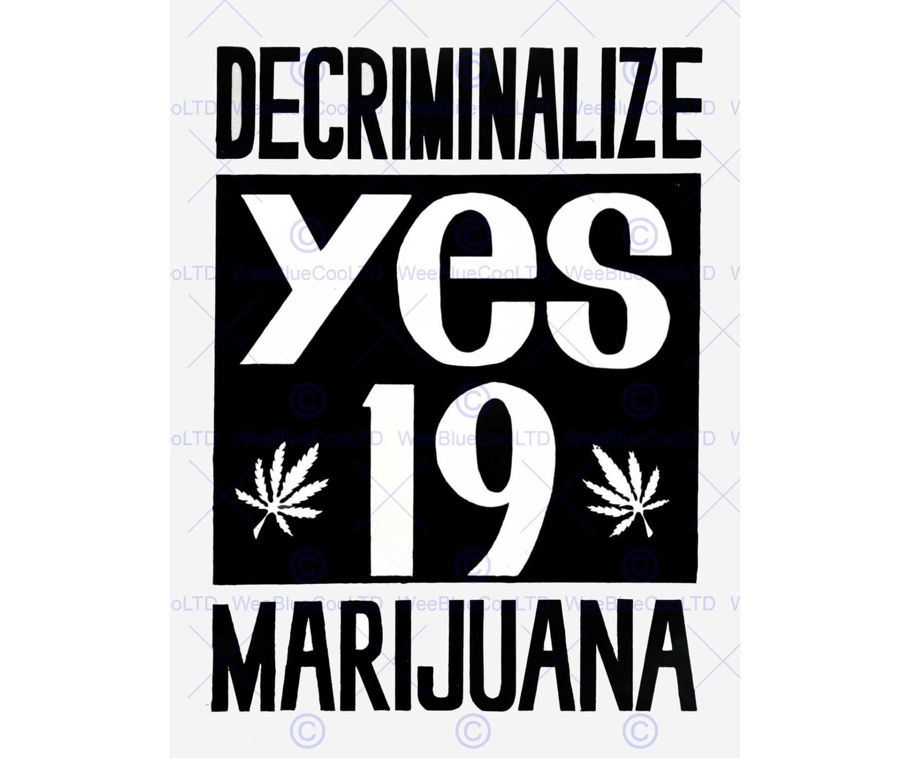 Hanf und Hemp - Poster Cannabis Marijuana Politik 30x41cm