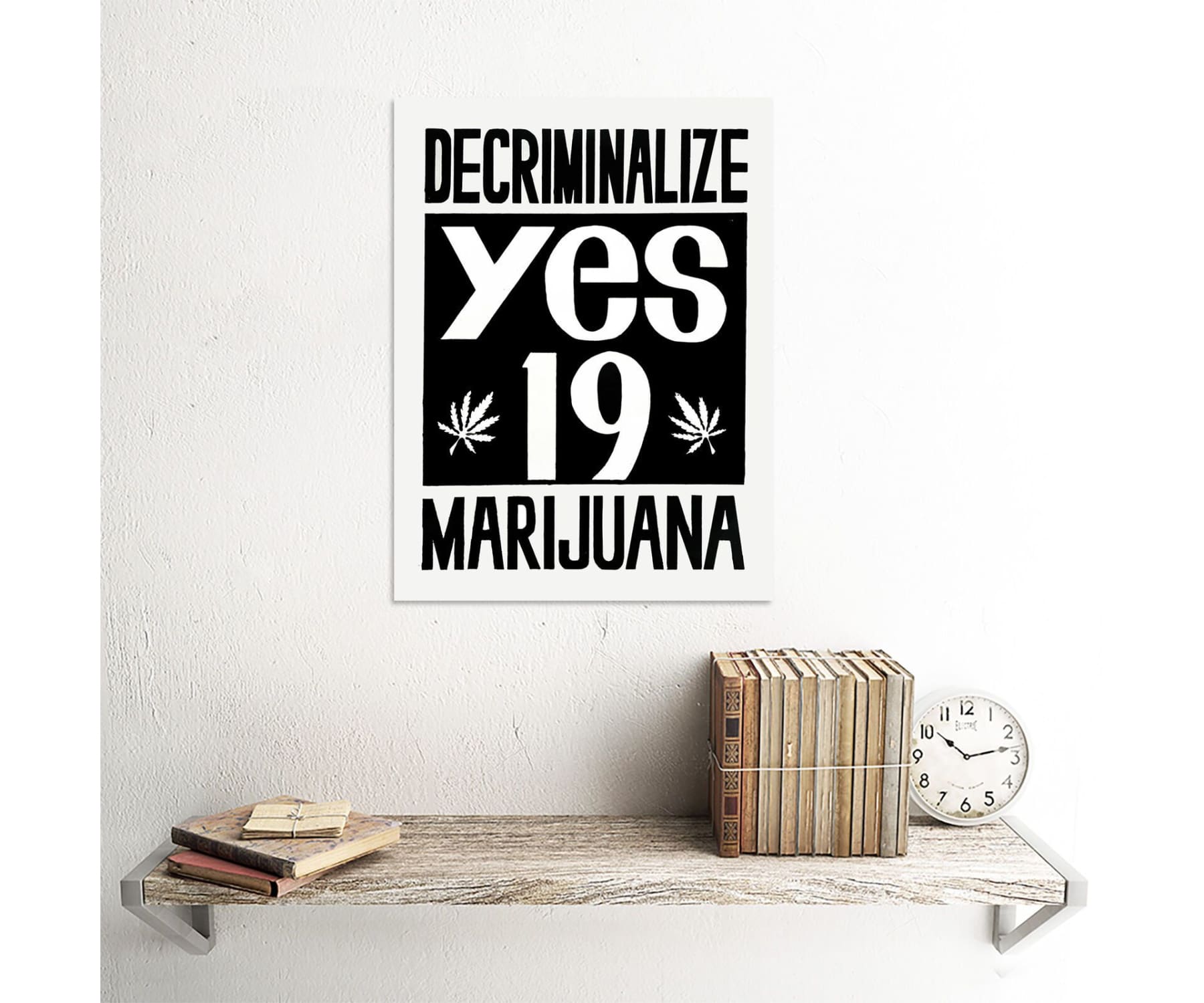 Hanf und Hemp - Poster Cannabis Marijuana Politik 30x41cm