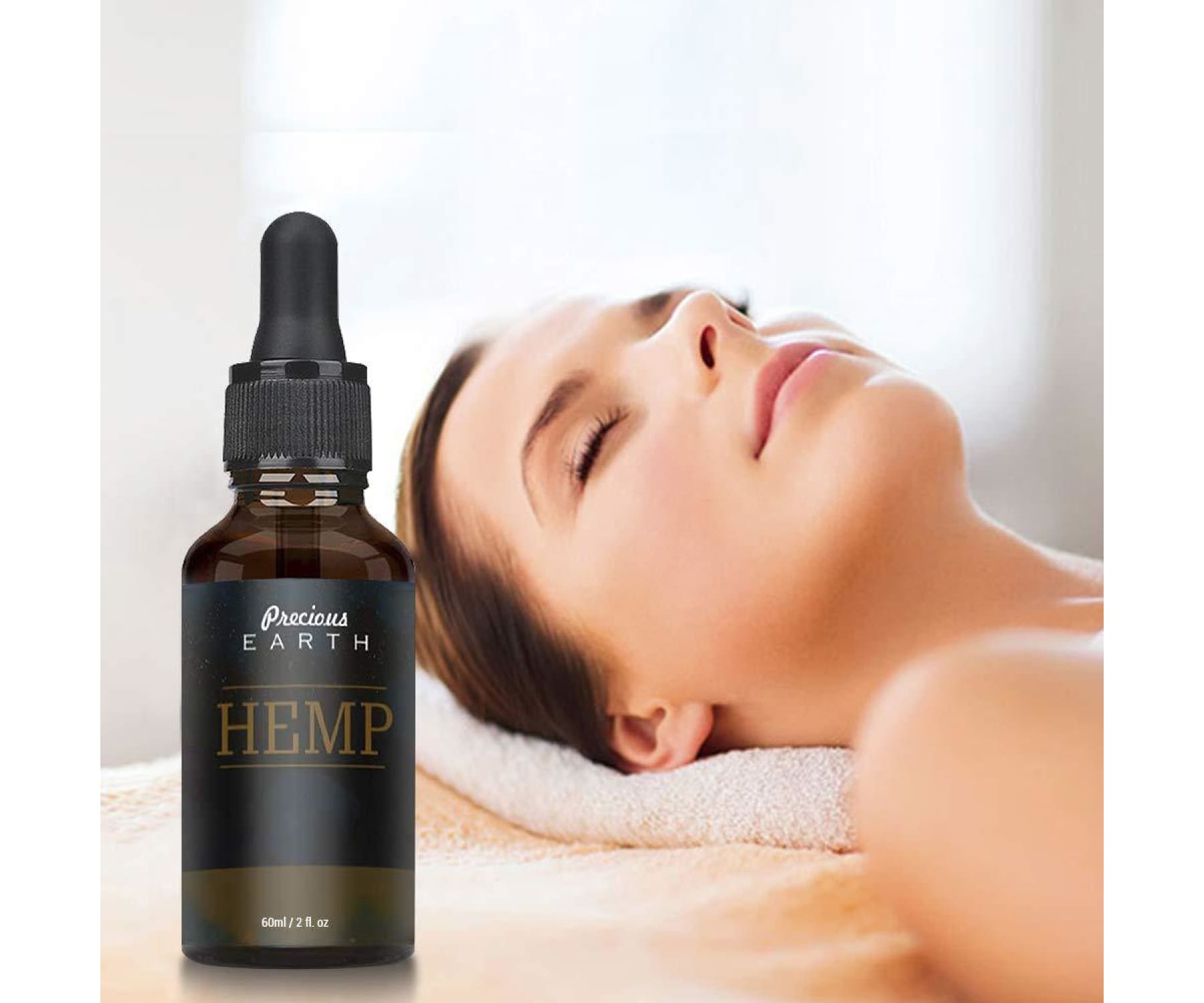 Hanf und Hemp - PRECIOUS EARTH Hanföl - 83% - 50000mg - 60ml Tropfen