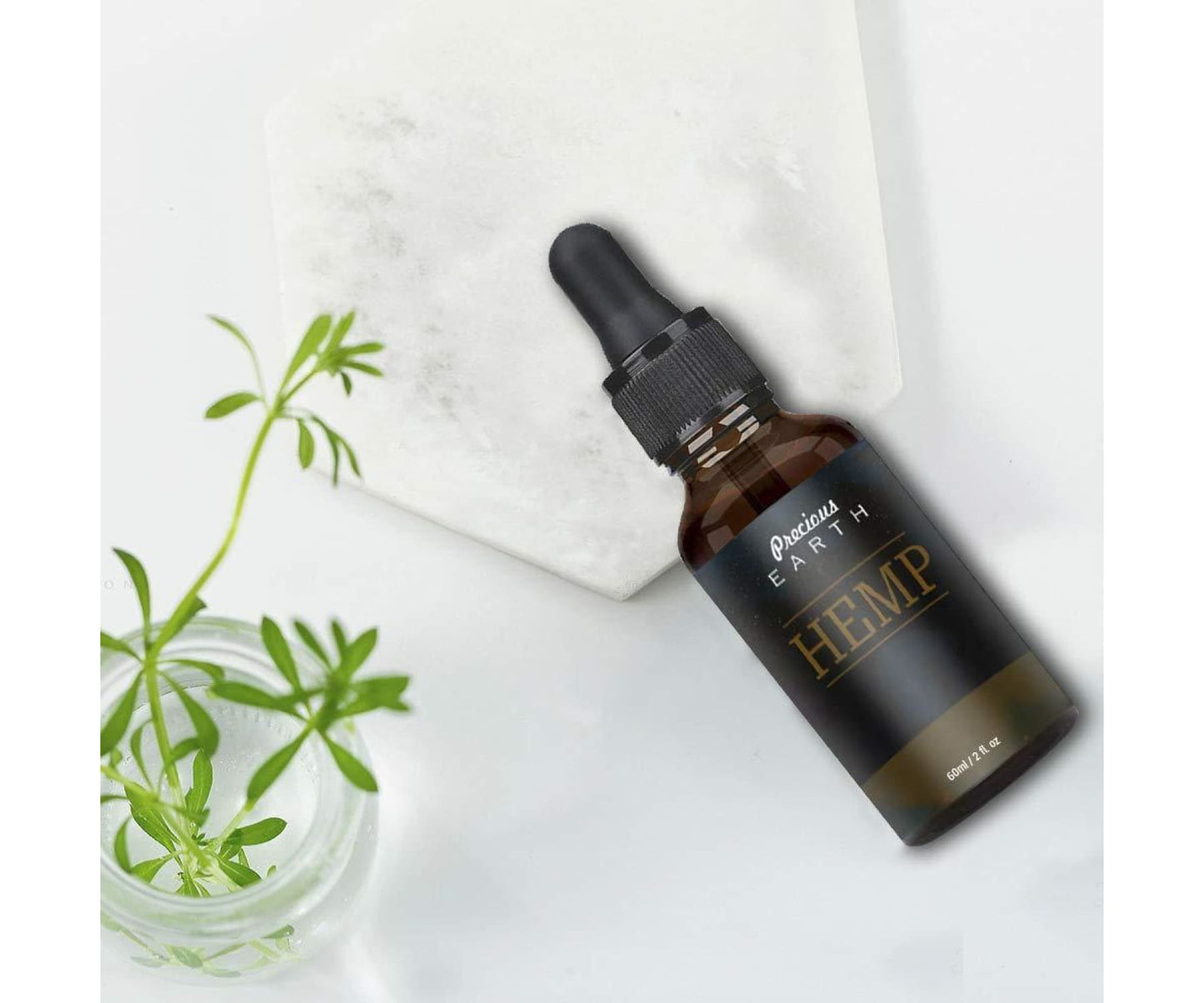Hanf und Hemp - PRECIOUS EARTH Hanföl - 83% - 50000mg - 60ml Tropfen