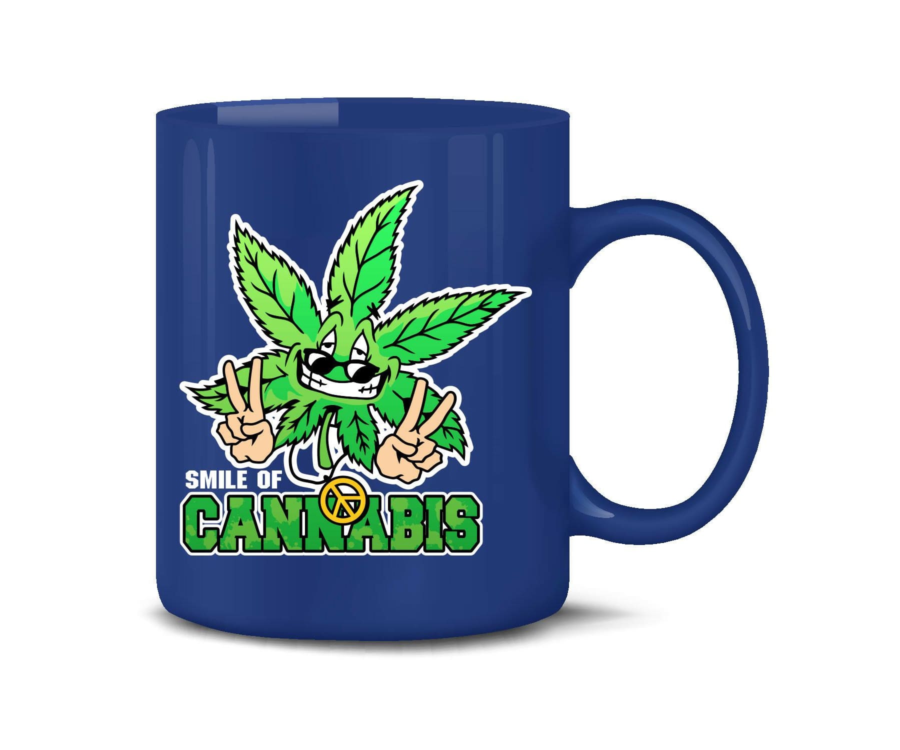 Hanf und Hemp - Smile of Cannabis Kaffee Spruch Tasse