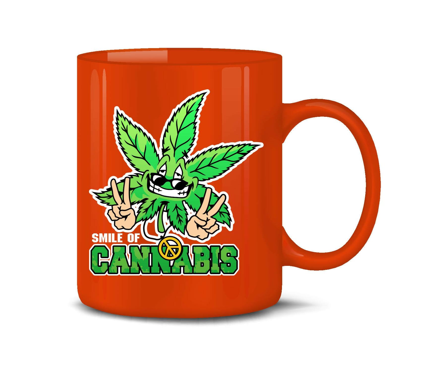 Hanf und Hemp - Smile of Cannabis Kaffee Spruch Tasse