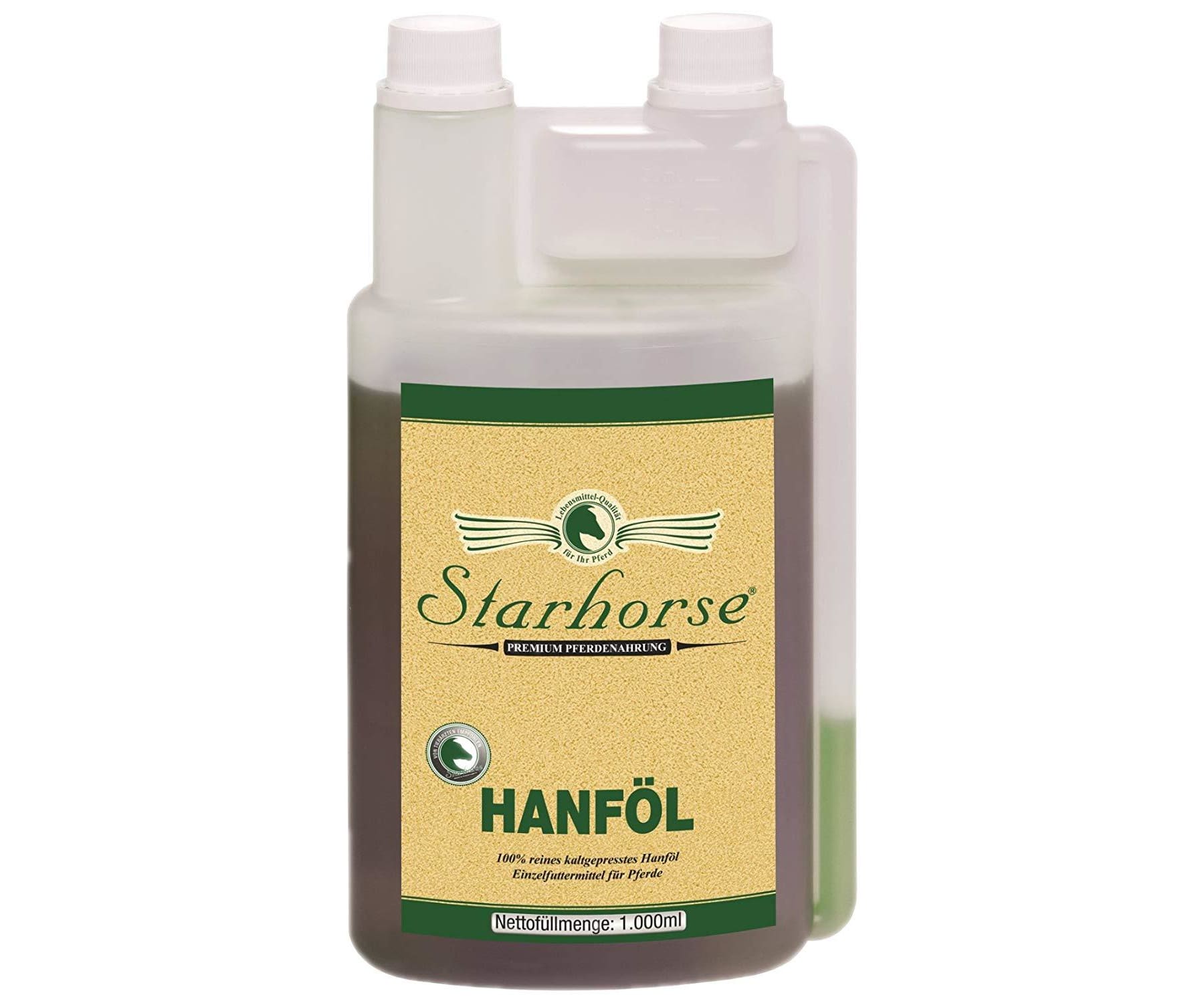 Starhorse - Starhorse Hanföl 1 Liter Dosierflasche für Pferde - Gesunde Fettsäuren