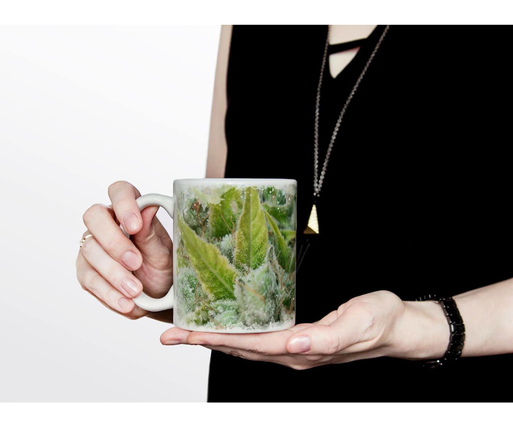 Hanf und Hemp - Tasse Geschenk Cannabis Knospen