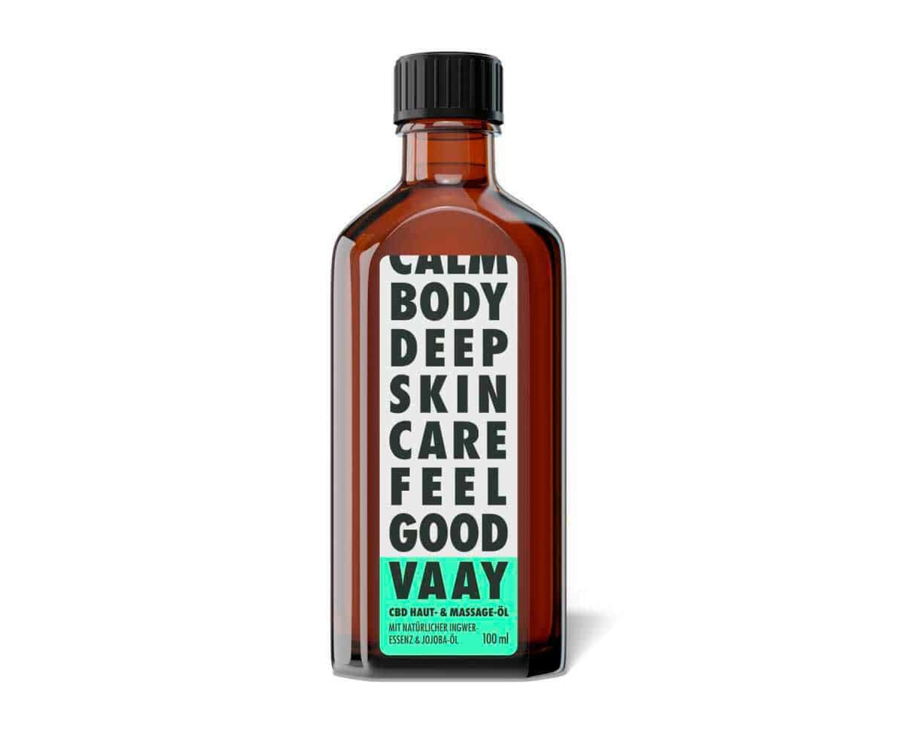 Hanf und Hemp - Vaay CBD Haut- und Massageöl 100ml