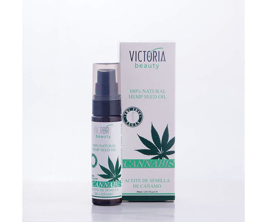 Hanf und Hemp - Victoria Beauty 100% Reines Hanföl kaltgepresst zur Gesichtspflege 30ml