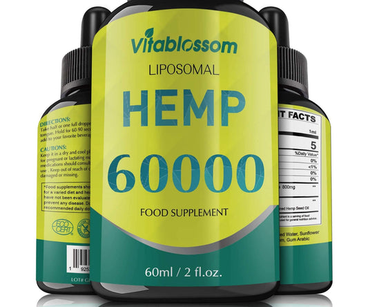 Vitablossom - Vitablossom Liposomales Hanföl à 90%/60000mg