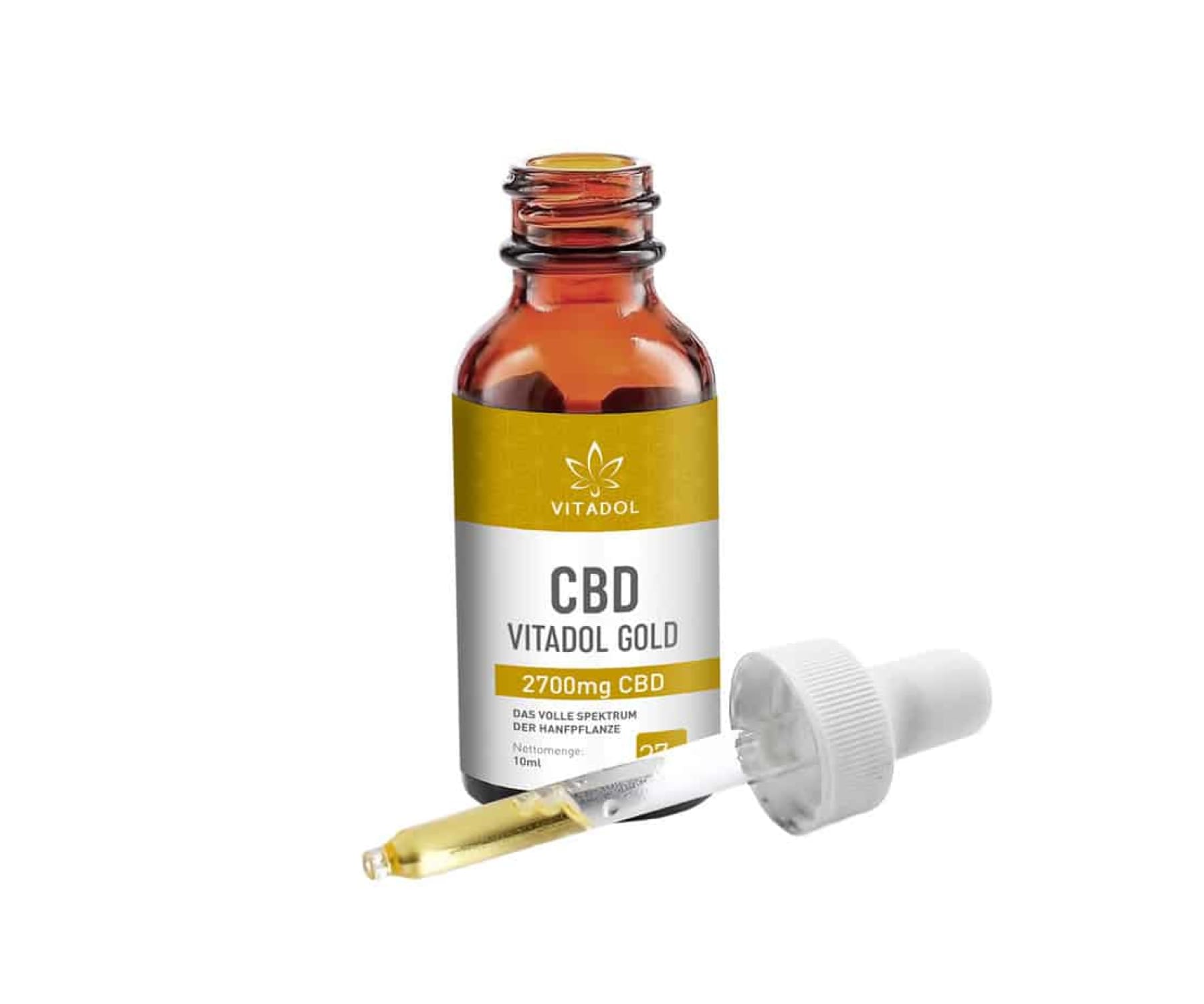 Hanf und Hemp - Vitadol Gold 27% CBD Aroma-Öl à 2700mg