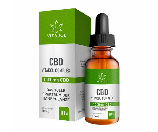 Hanf und Hemp - Vitadol Mint 10% (1.000mg) Vollspektrum CBD Aroma-Öl