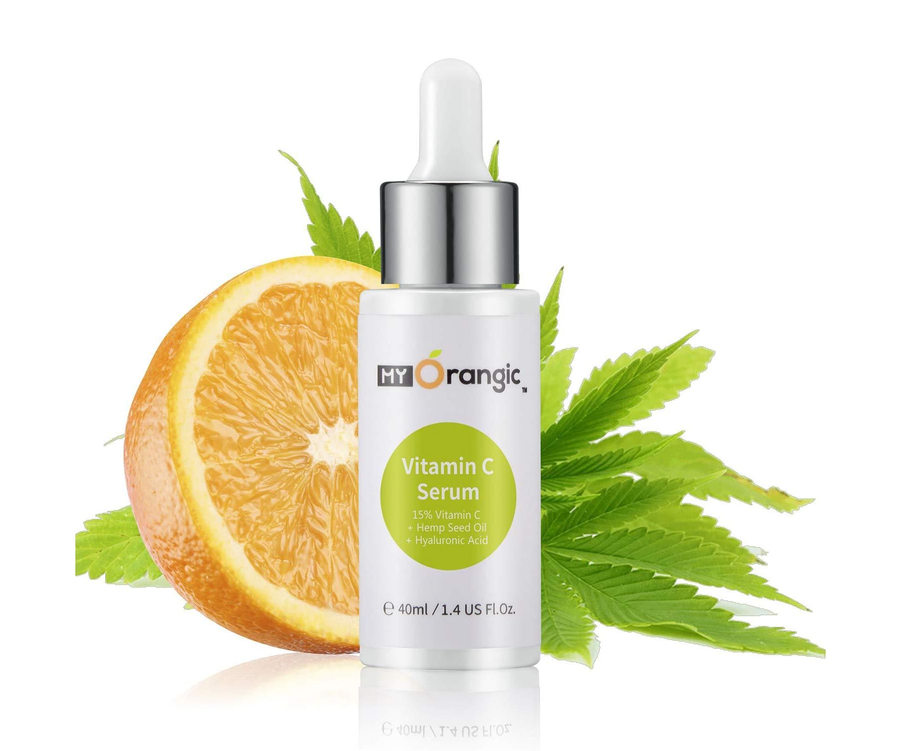 Hanf und Hemp - Vitamin C Serum - 15% Vitamin C + Hanföl + Hyaluronsäure