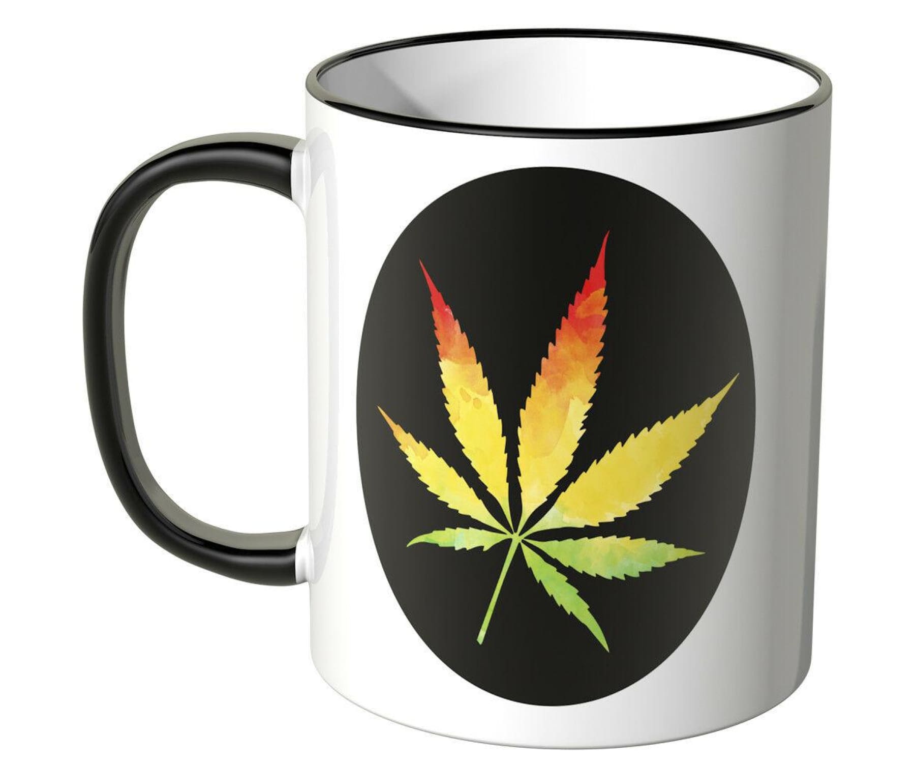 Hanf und Hemp - WANDKINGS Tasse Aufdruck Hanf