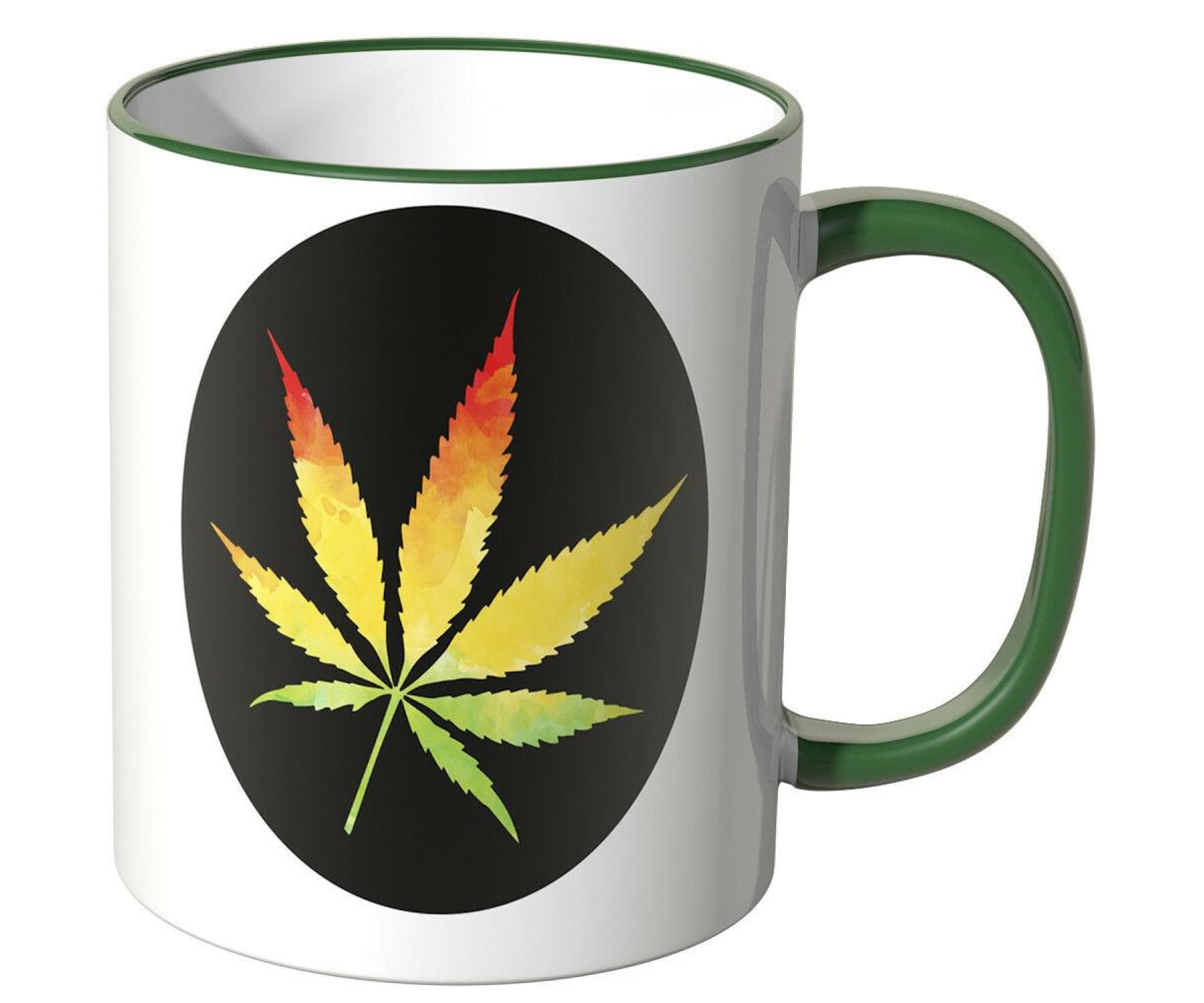 Hanf und Hemp - WANDKINGS Tasse Aufdruck Hanf