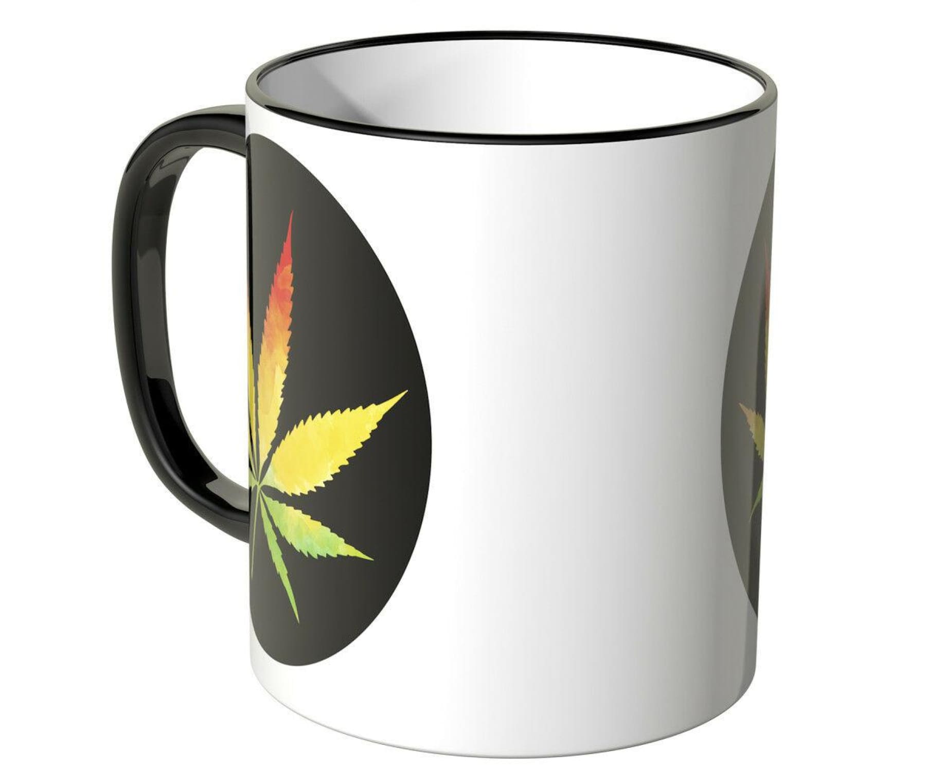 Hanf und Hemp - WANDKINGS Tasse Aufdruck Hanf