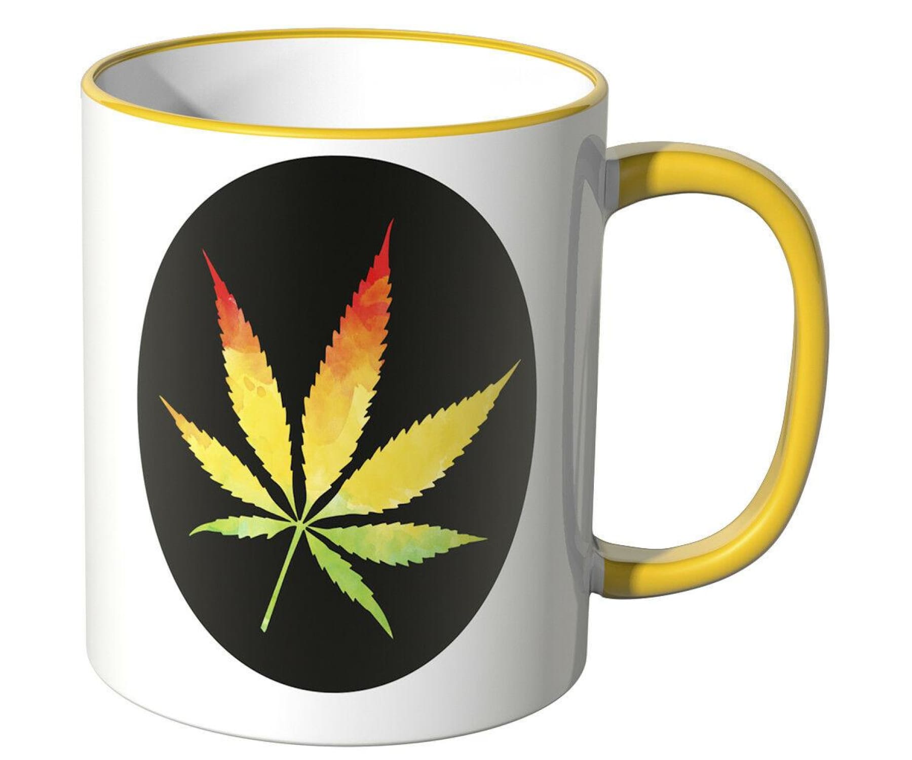 Hanf und Hemp - WANDKINGS Tasse Aufdruck Hanf