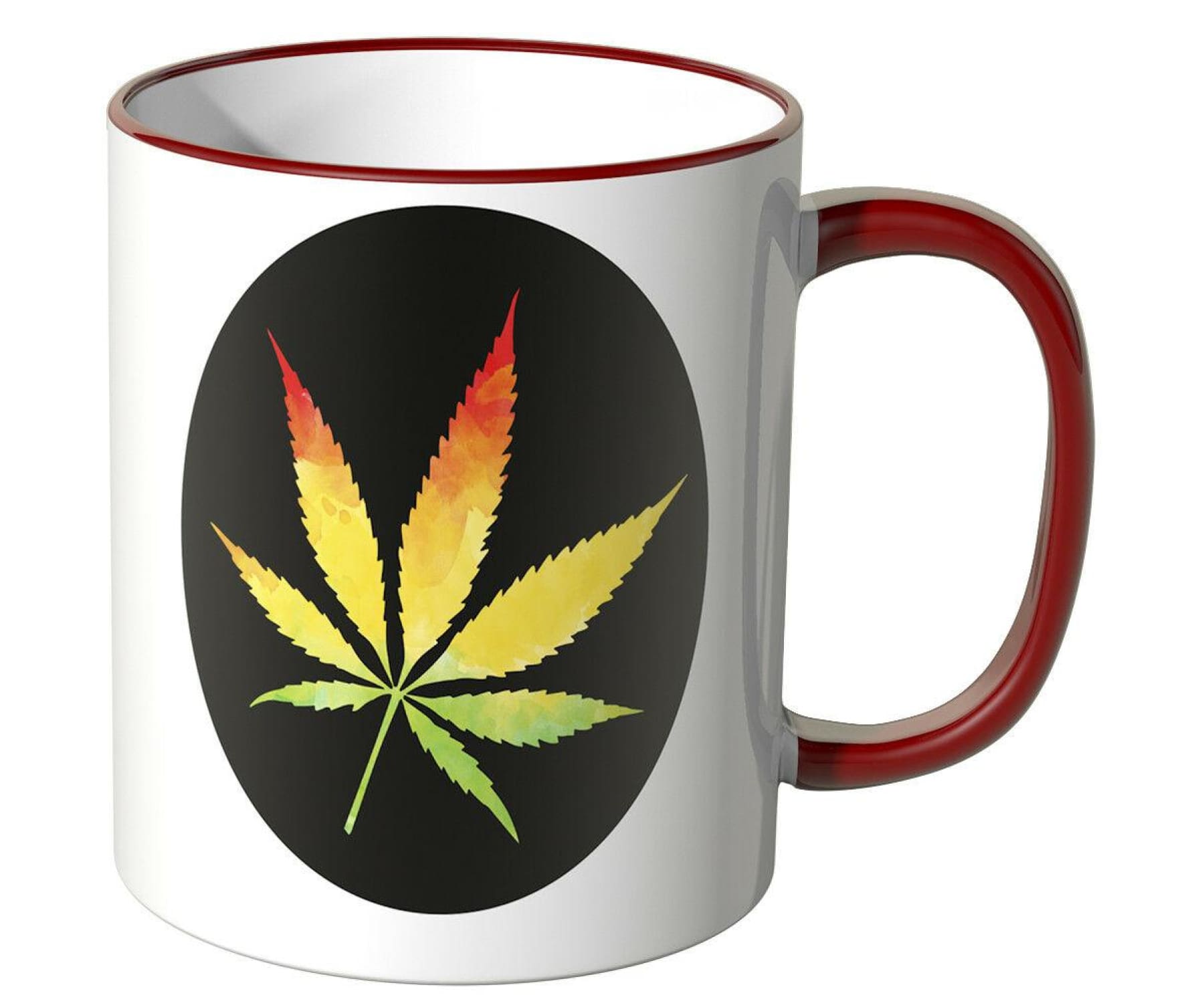 Hanf und Hemp - WANDKINGS Tasse Aufdruck Hanf