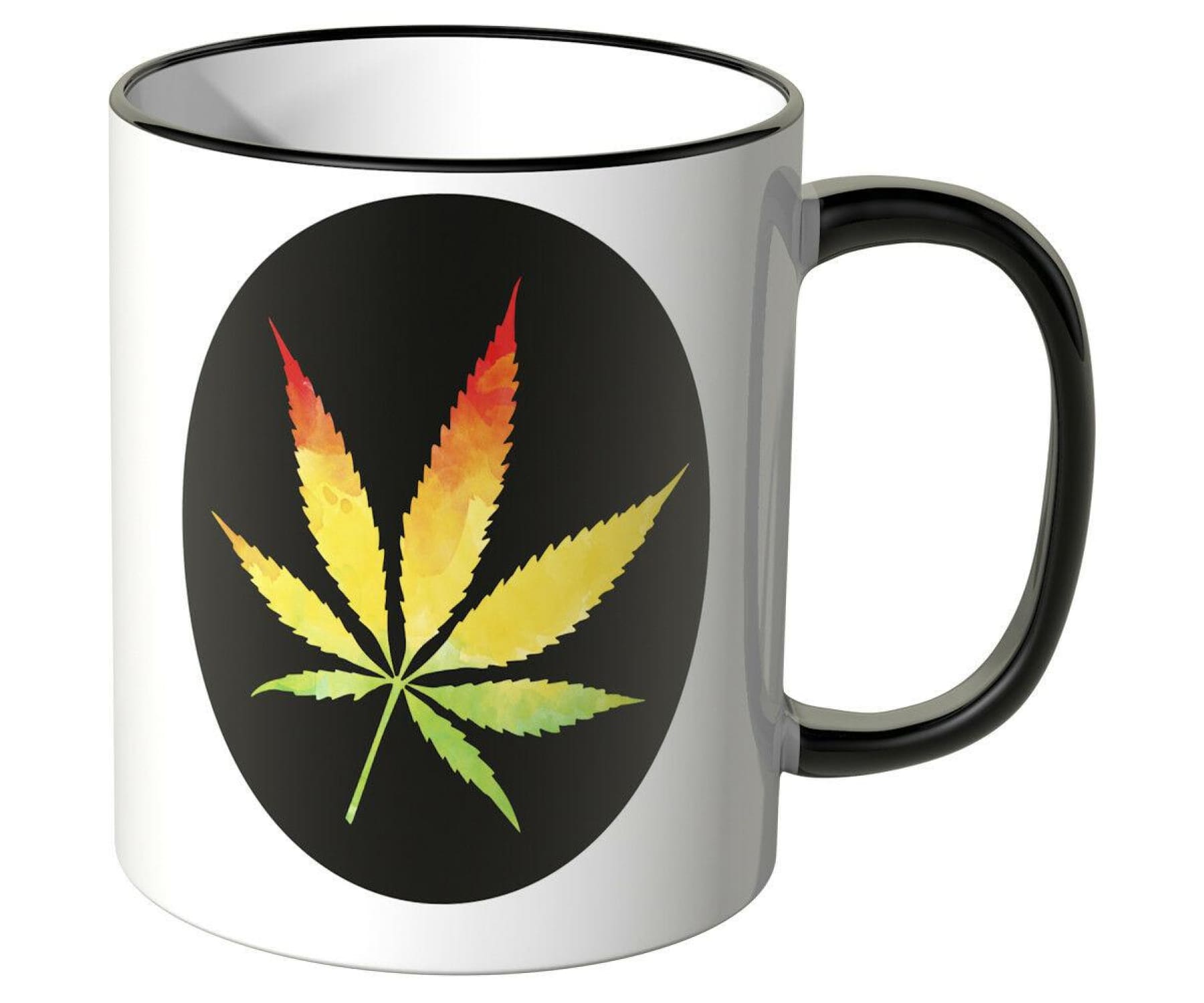 Hanf und Hemp - WANDKINGS Tasse Aufdruck Hanf